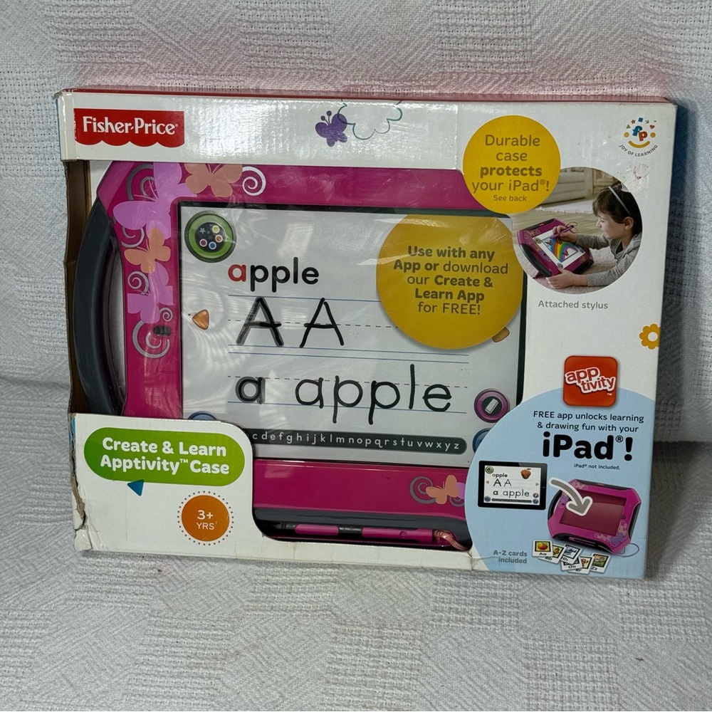 New Fisher-Price Pink Educational Tablet‎ Case for iPad